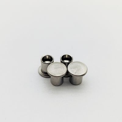 304 สแตนเลส ซีมี่ทูบูลาร์ ริเวท หัวเรียบ DIN 7340 M3-M8