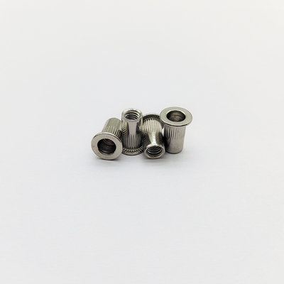304 สแตนเลส Countersunk Rivet Nuts M4 ถึง M8 สําหรับแผ่นบาง
