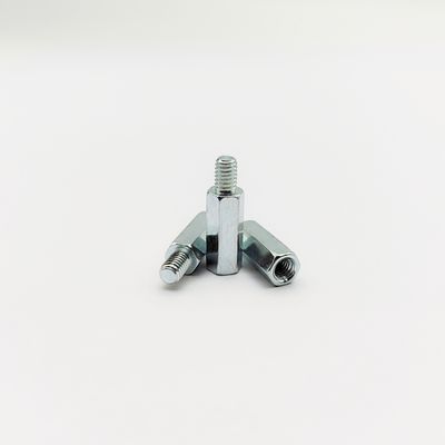 สกรูตัวผู้-ตัวเมียหกเหลี่ยมแบบ Heavy Duty - ระดับอุตสาหกรรม - ชุบสังกะสีสีฟ้า - M4 ถึง M10