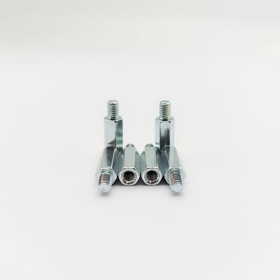 สกรูตัวผู้-ตัวเมียหกเหลี่ยมแบบ Heavy Duty - ระดับอุตสาหกรรม - ชุบสังกะสีสีฟ้า - M4 ถึง M10