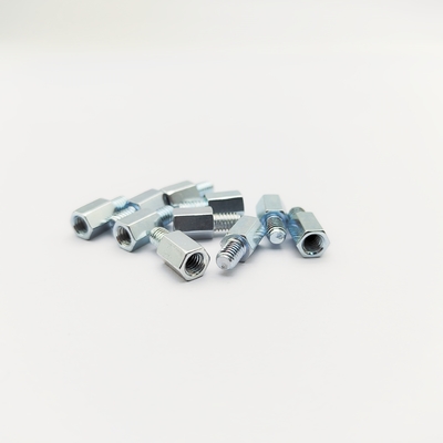 M4 Hex Standoff Screw 8mm สแตนเลส สีฟ้า-ยาง