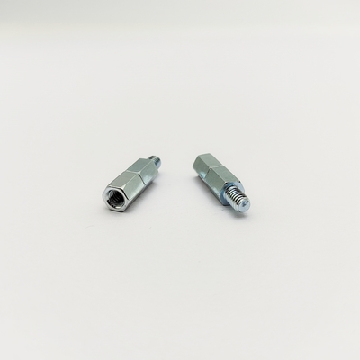 M4 Hex Standoff Screw 8mm สแตนเลส สีฟ้า-ยาง