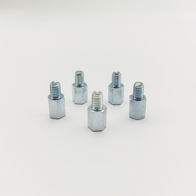 M4 Hex Standoff Screw 8mm สแตนเลส สีฟ้า-ยาง