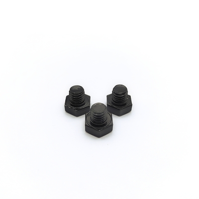 สลักเกลียวหกเหลี่ยมสแตนเลส M8x1.25mm 12.3mm ชุบดำด้วยไฟฟ้า