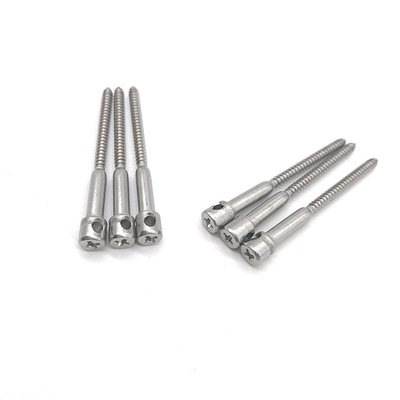 M4 * 20 สกรูซีลตะกั่วสเตนเลสสตีล Cross Recessed Bored Head เครื่องวัดไฟฟ้า Lead Seal Screw