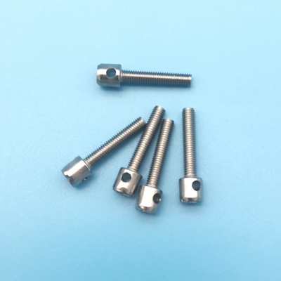 สกรูมิเตอร์ไฟฟ้า เกลียว สกรูเครื่องจักร สแตนเลส เหล็ก M3x8 C1035K วัสดุ