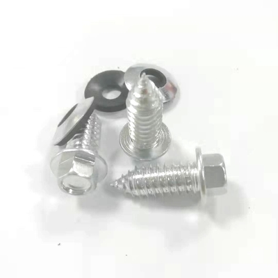 สกรูสแตนเลส Self-Tapping ด้วยเครื่องล้างยาง 5.85x5.85 สกรูหลังคาด้วยเครื่องล้าง สกรูคอนกรีต Self-Tapping
