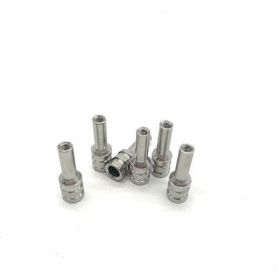 Electrophoresis CNC Lathe Machining Parts, น็อตหมุดหกเหลี่ยมยึด 6x31.6mm
