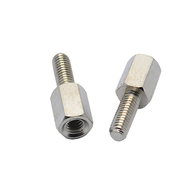 M3x10.8 สกรูสแตนเลสแบบสแตนด์อโลนชุบนิกเกิลสำหรับคอมพิวเตอร์อิเล็กทรอนิกส์