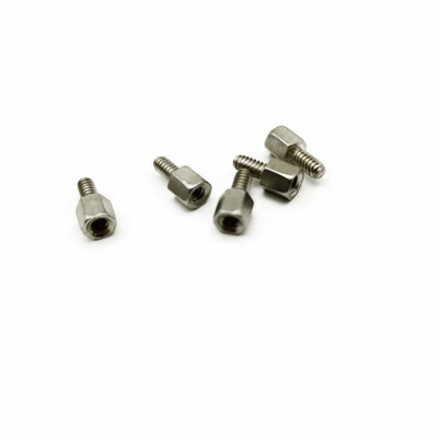 M3x10.8 สกรูสแตนเลสแบบสแตนด์อโลนชุบนิกเกิลสำหรับคอมพิวเตอร์อิเล็กทรอนิกส์
