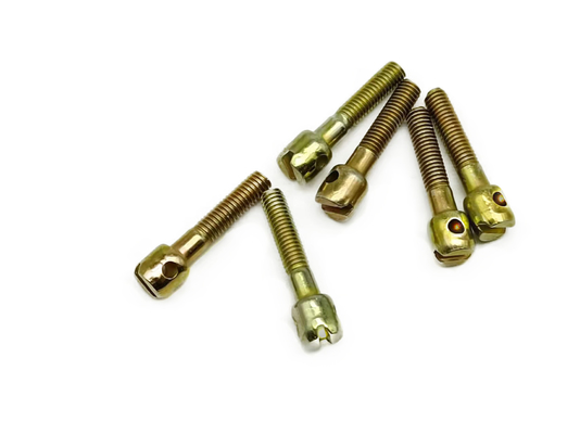 ตัดคำชุบสังกะสีตะกั่วซีลสกรู เหล็กคาร์บอนสังกะสี สกรูเจาะตนเอง Ｍ3x16 Single Hole ISO Approved