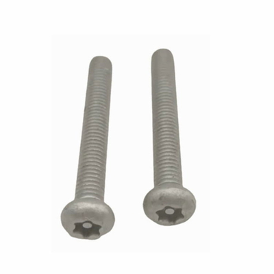 ANSIEDIO M4 Torx Socket Button Machine สกรูหัวกระทะสแตนเลสพร้อมแกน