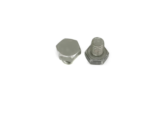 M8X6.0 Hex Head Machine Screws Stainless Steel Anodized For Car Wheel
