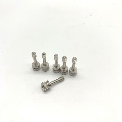 Groove Knurling สกรูเครื่องสแตนเลส, M4 Captive Screw A4-80