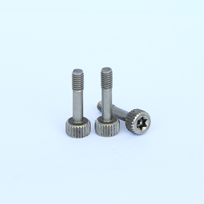 6-32 X 1/2 "Tamper Proof Security Machine สกรูปุ่ม 6 Lobe Torx Center Pin Head
