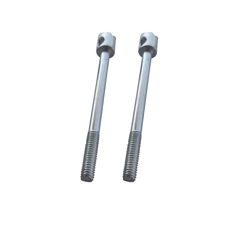 M4 * 15mm สกรูเครื่องวัดหัวกลมไฟฟ้าที่มีเส้นหยาบ สกรูปิดเส้นหูเดียว สกรูเครื่องวัดไฟฟ้า