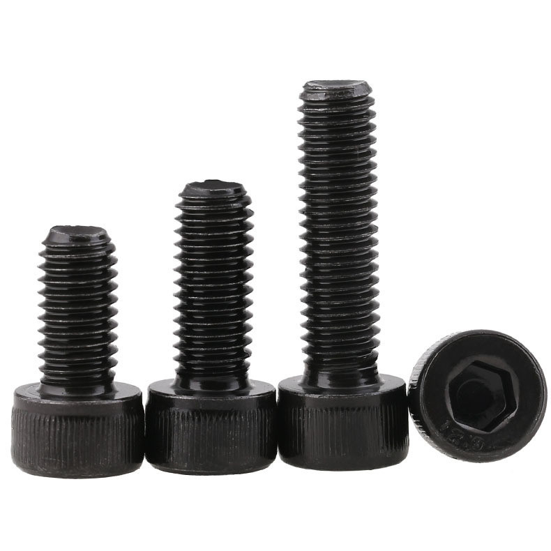 สแตนเลสเคลือบเหล็ก ดํา Dacromet รถยนต์ Anti การแยก Bolts HEX โซค็อตหัว Cap สกรูล้อฮับสกรู M10X1.5X35 ความแข็งแรง 10.9