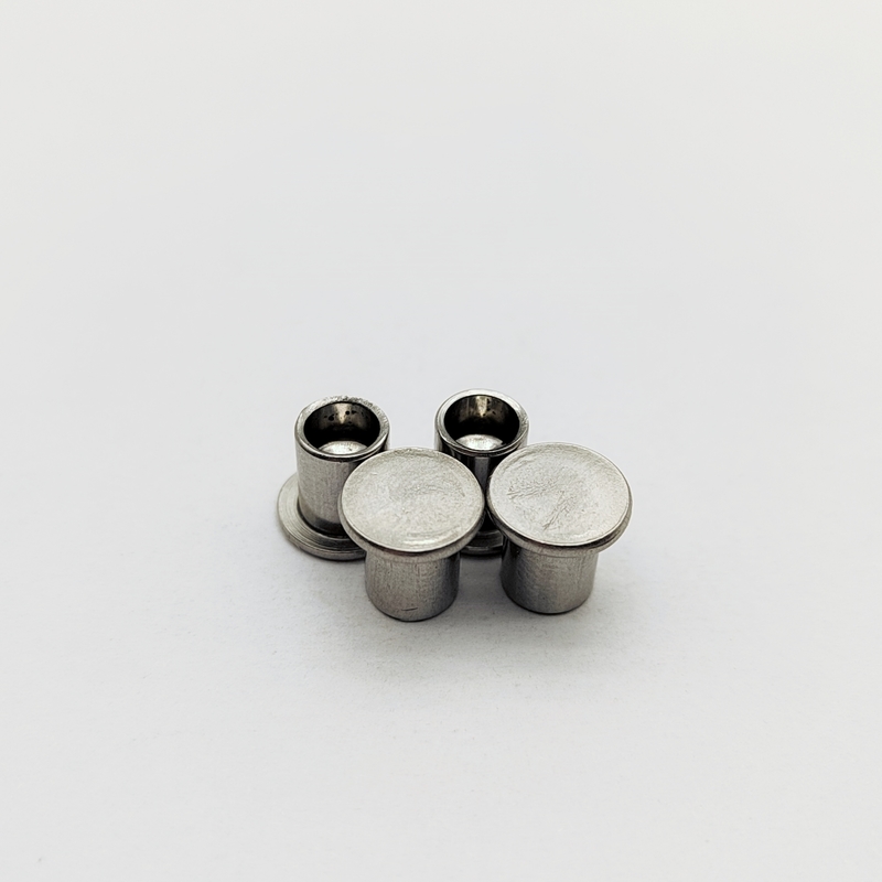 304 สแตนเลส ซีมี่ทูบูลาร์ ริเวท หัวเรียบ DIN 7340 M3-M8