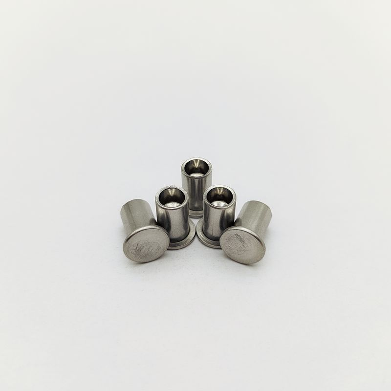 หมุดย้ำหัวแบนสแตนเลสสตีล 304 แบบกึ่งท่อ DIN 7337 M3-M6