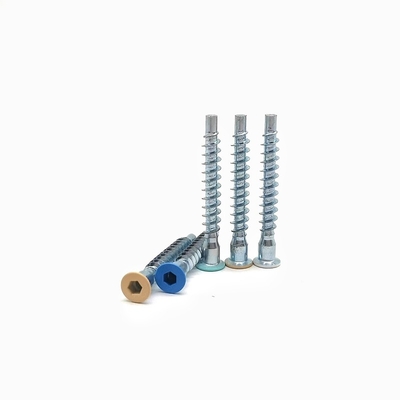 ที่กำหนดเองหกเหลี่ยมซ็อกเก็ตสกรู Countersunk Self Tapping Roller Coaster