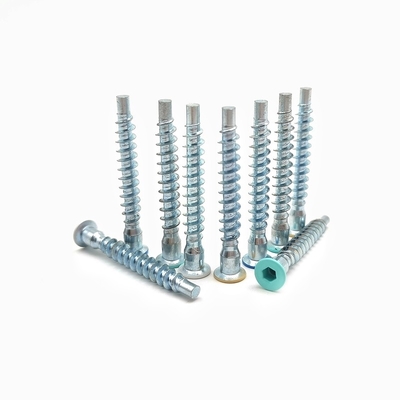 เฟอร์นิเจอร์ที่กำหนดเองตนเองแตะสกรู Countersunk Hex Socket Roller Coaster