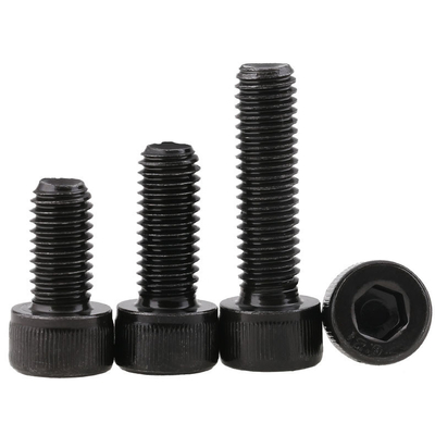 สแตนเลสเคลือบเหล็ก ดํา Dacromet รถยนต์ Anti การแยก Bolts HEX โซค็อตหัว Cap สกรูล้อฮับสกรู M10X1.5X35 ความแข็งแรง 10.9