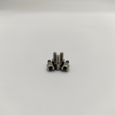 บูชหกเหลี่ยมอุตสาหกรรม SS316/ทองเหลือง กลึง CNC พร้อมเกลียวแบบกำหนดเอง