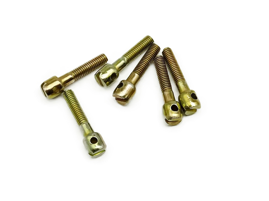 สกรูมิเตอร์ไฟฟ้า เกลียว สกรูเครื่องจักร สแตนเลส เหล็ก M3x8 C1035K วัสดุ